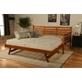 thumbnail image 1 of Kodiak Furniture Boho Wood Daybed/Pop Up in Barbados Brown w/ Gray Mattresses, 1 of 11
