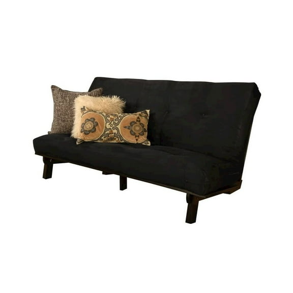 KODIAK Carson Frame-Java Finish-Suede Black Mattress