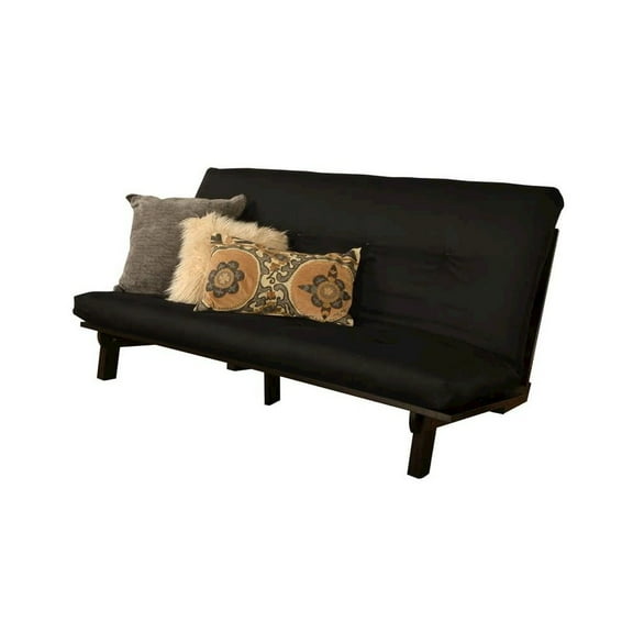 Carson Frame-Java Finish-Twill Black Mattress