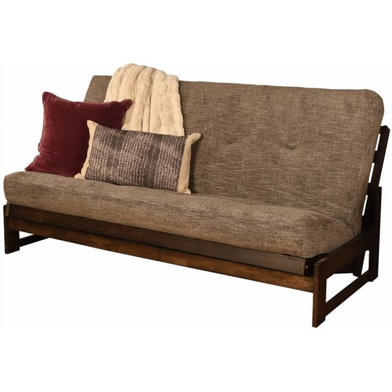 Kodiak Furniture Full-size Futon Mattress, 8" High-Density Foam and Cotton, Polyester Cover