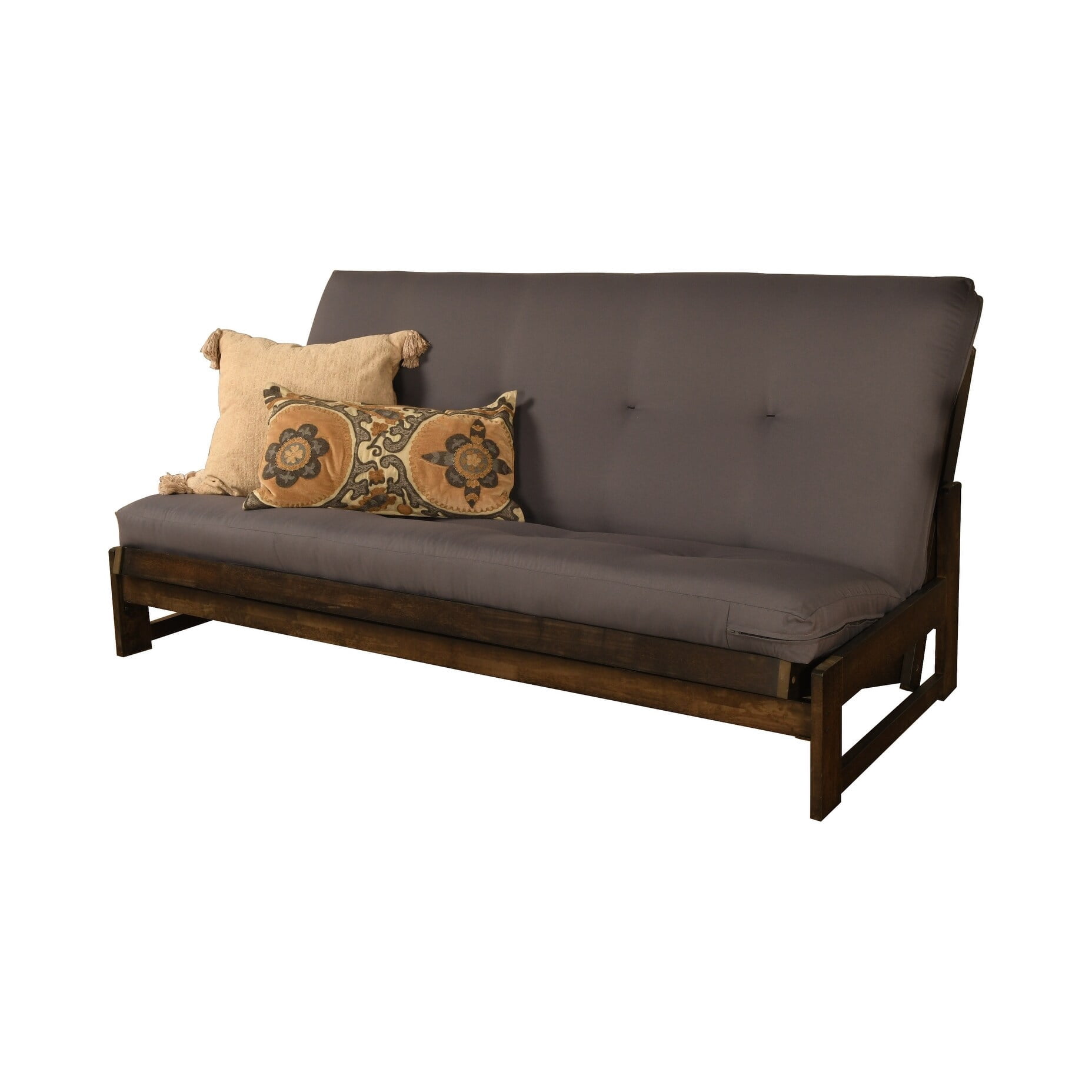 Kodiak Furniture High Density Foam Full Size Mattress, Twill Gray