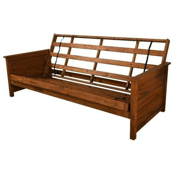 Kodiak Furniture Lexington Full-size Futon Frame in Weathered Brown Finish