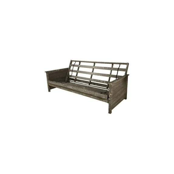 Kodiak Furniture Lexington Full-size Futon Frame in Weathered Gray Finish