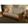thumbnail image 1 of Kodiak Furniture Lexington Futon in Weathered Brown w/ Seaport Blue Mattress, 1 of 5