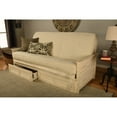 thumbnail image 1 of Kodiak Furniture Lexington Storage Futon in Weathered White w/ Cream Mattress, 1 of 5