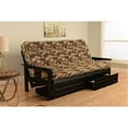thumbnail image 1 of Kodiak Furniture Monterey Black Storage Futon with  Multi-Color Fabric Mattress, 1 of 3