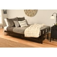 thumbnail image 1 of Kodiak Furniture Monterey Espresso Sofa with Brown Faux Leather Mattress, 1 of 2