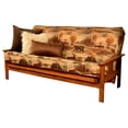 thumbnail image 1 of Kodiak Furniture Monterey Futon with Canadian Print Mattress in Barbados/Brown, 1 of 9