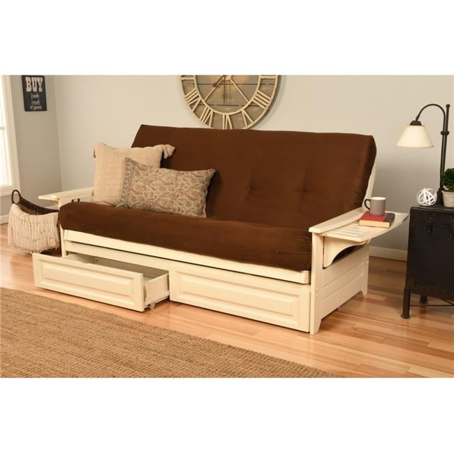 Kodiak Furniture Phoenix Full Futon with Storage DrawerColorAntique