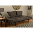 thumbnail image 1 of Kodiak Furniture Spacely Black Lounger Frame with Suede Navy Mattress-Color:Gray,Style:Black Frame, 1 of 2