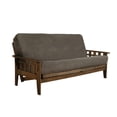 thumbnail image 1 of Kodiak Furniture Tucson Frame with Fabric Mattress in Marmont Blue/Walnut, 1 of 6