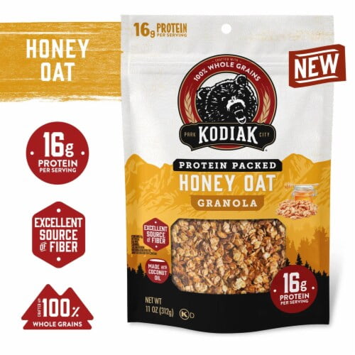 Kodiak Granola Pouch - Honey Oat 11 oz Packaging May Vary