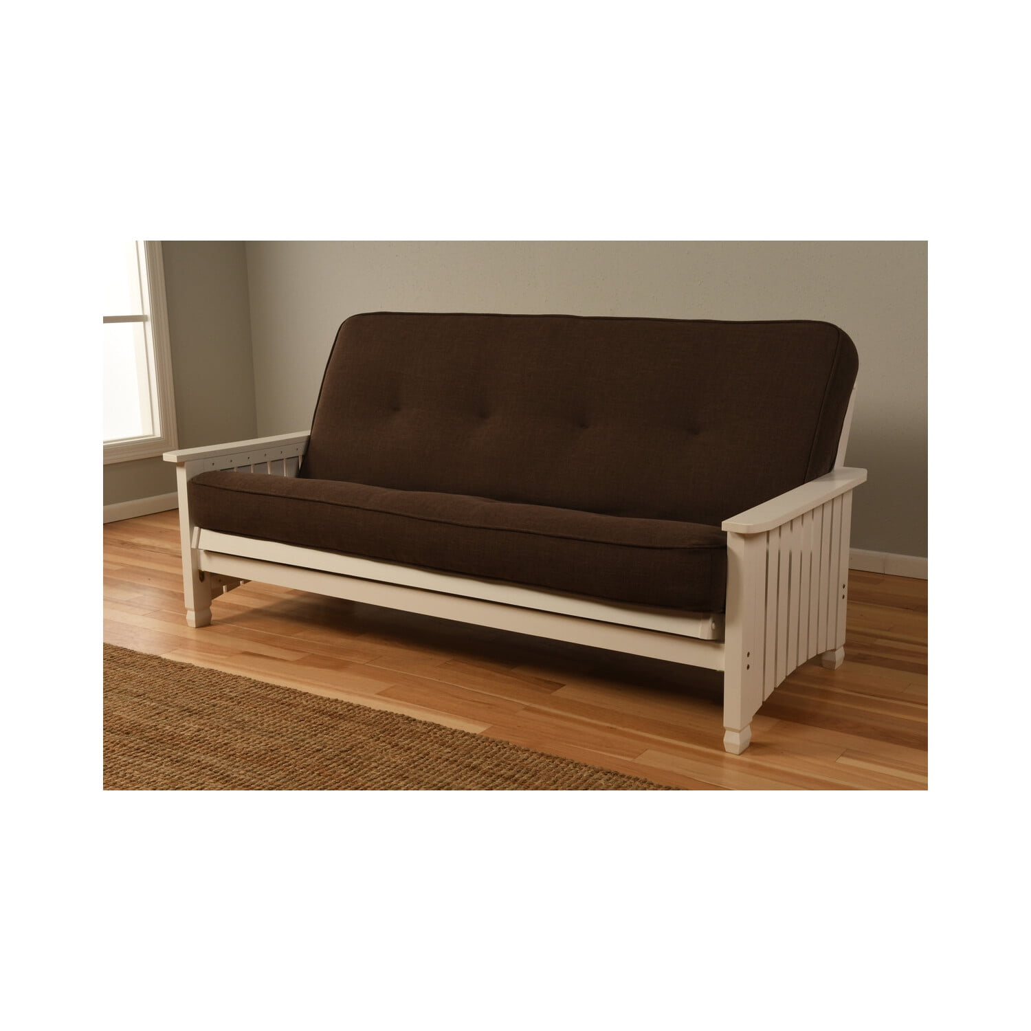Kodiak KFLCOCF6M1 No. 6000 Linen Cocoa 276 Coil Hinged Mattress - Full Size