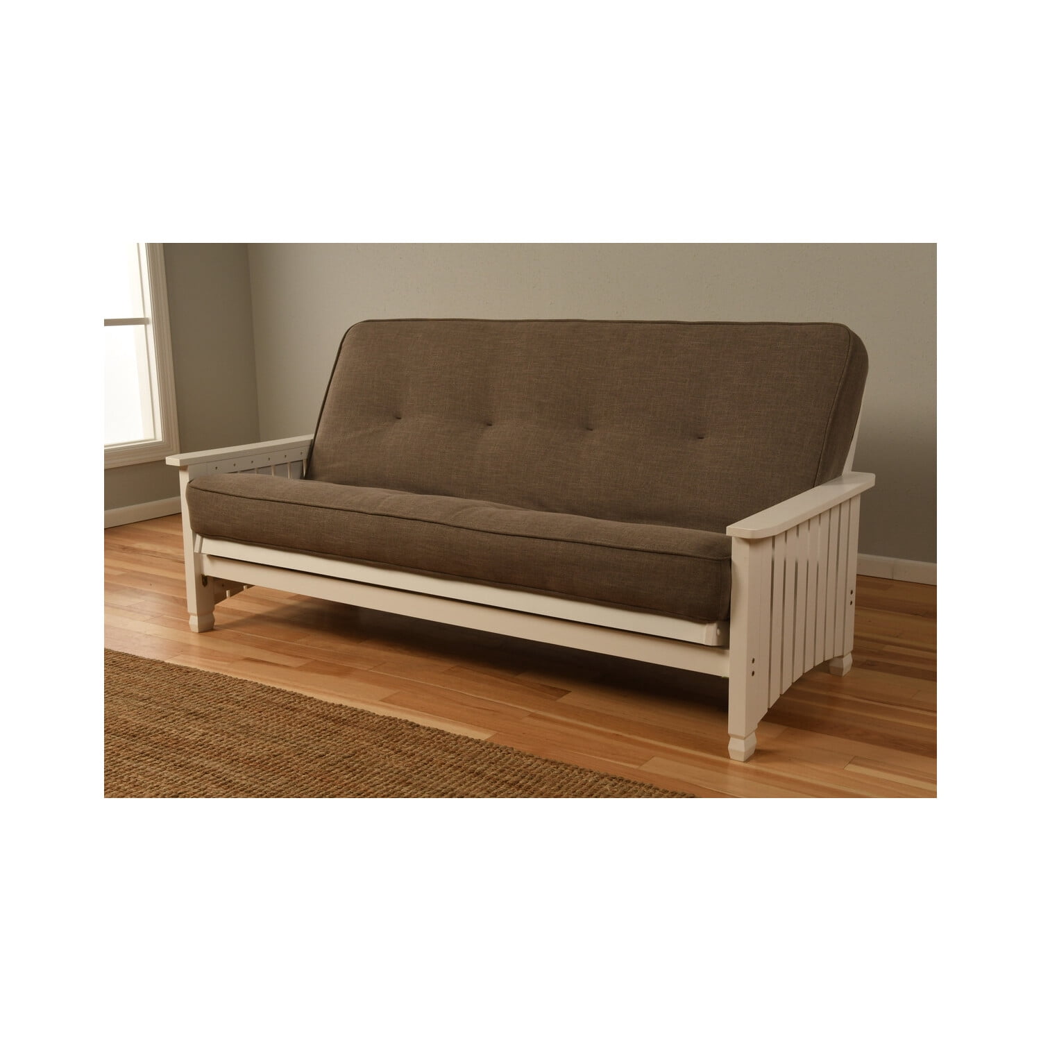 Kodiak KFLSTNF6M1 No. 6000 Linen Stone 276 Coil Hinged Mattress - Full Size