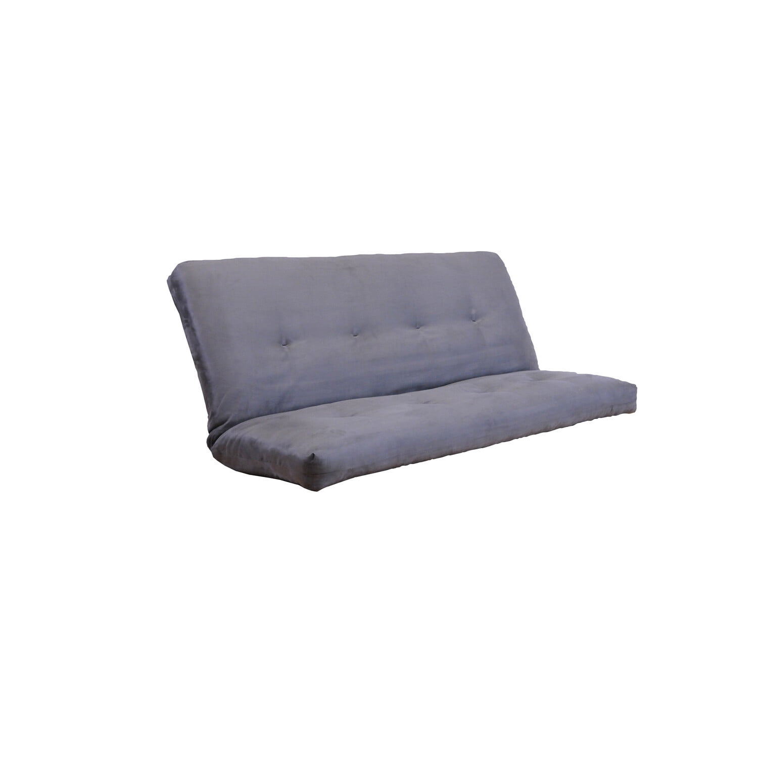 Queen Gray Handcrafted Innerspring Futon Mattress Pad