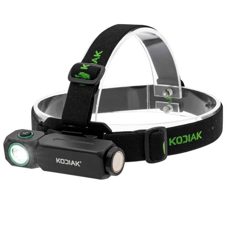 Kodiak Konvert 1500-Lumen LED Headlamp with Adjustable Strap, USB