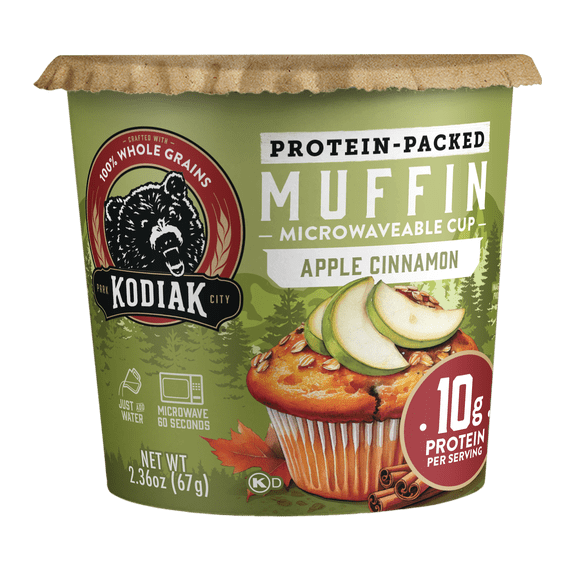 Kodiak Protein-Packed Apple Cinnamon Muffin Power Cup, 2.36 oz