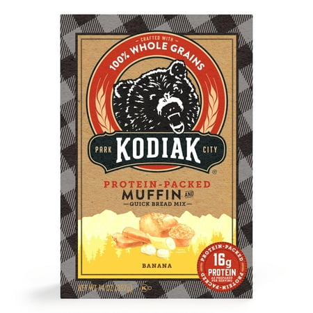 Kodiak Protein-Packed Banana Muffin and Quick Bread Mix, 14 oz Box