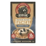 Kodiak Protein-Packed Blueberries and Cream Instant Oatmeal Packets, 1.76 oz (6 Count)