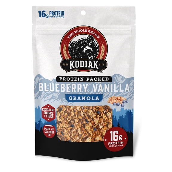 Kodiak Protein-Packed Blueberry Vanilla Protein Granola Bag, 10 oz