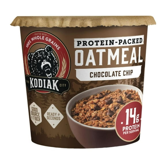 Kodiak Protein-Packed Chocolate Chip Instant Oatmeal Power Cup, 2.12 oz