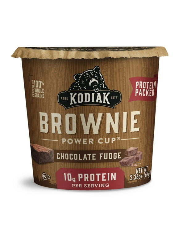 Kodiak Protein-Packed Chocolate Fudge Brownie Power Cup, 2.36 oz