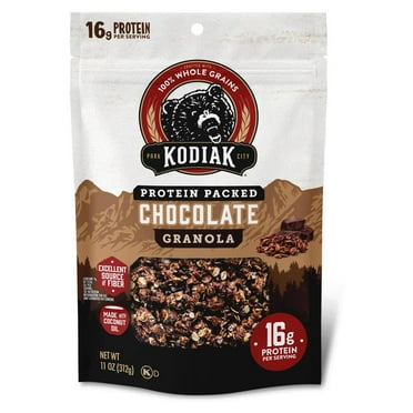 Kodiak Protein-Packed Chocolate Protein Granola Bag, Ready to Eat, 11 oz