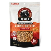 Kodiak Protein-Packed Cookie Butter Protein Granola Bag, Ready to Eat, 11 oz