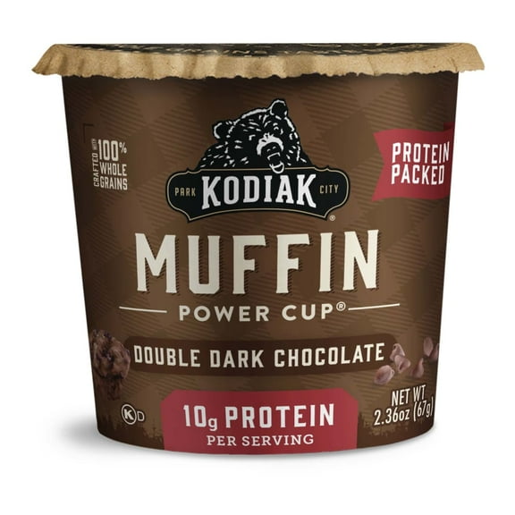 Kodiak Protein-Packed Double Dark Chocolate Muffin Power Cup, 2.36 oz