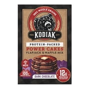 Kodiak Protein-Packed Power Cakes Dark Chocolate Pancake and Waffle Mix, 20 oz Box