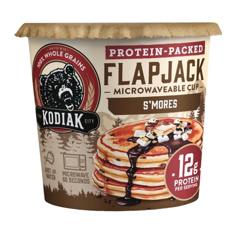 Kodiak Protein-Packed S'mores Pancake Cup, 2.36 oz - Walmart.com