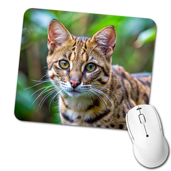 Kodkod Wild Cat Photo Mouse Pad Low Profile Gaming Mat