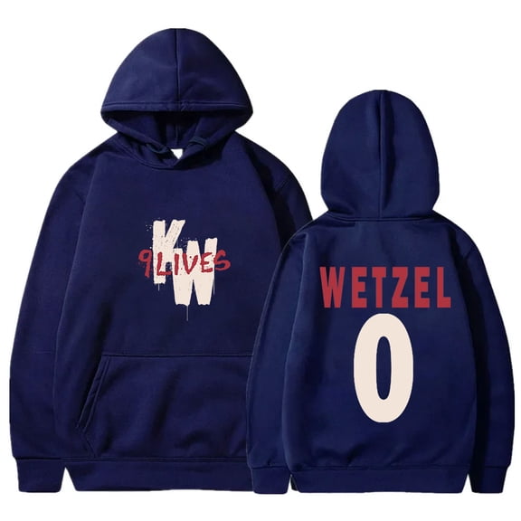Koe Wetzel Logo Hoodies 9 Lives Tour Merch Long Sleeve Sweatshirts Unisex Fashion Casual Streetwear