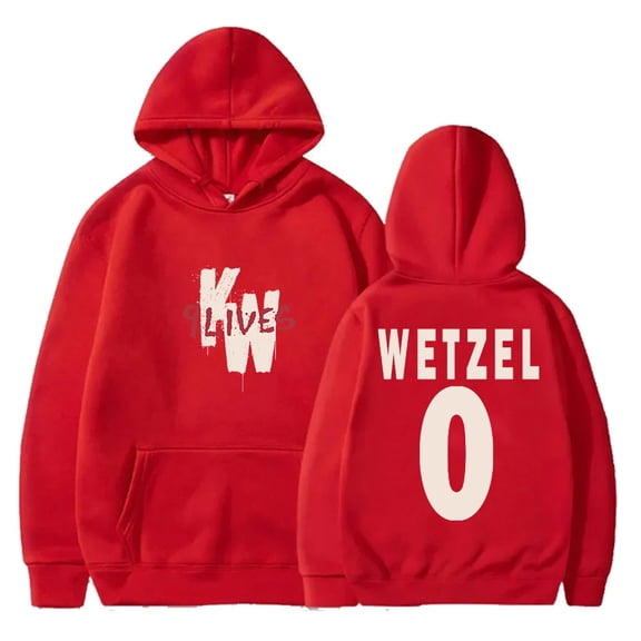 Koe Wetzel Logo Hoodies 9 Lives Tour Merch Long Sleeve Sweatshirts Unisex Fashion Casual Streetwear