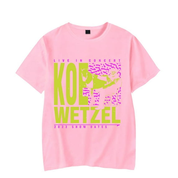Koe Wetzel Merch Live In Concert 2022 Show Dates T-shirt t shirt Men Women Short Sleeve Tee Crewneck Streetwear Top