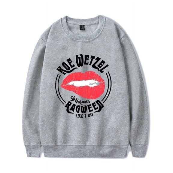 Koe Wetzel Merch Sweatshirt She Misses Ragweed Like I Do Crewneck Men Women Long Sleeve Hoodie Streetwear Pullover Top