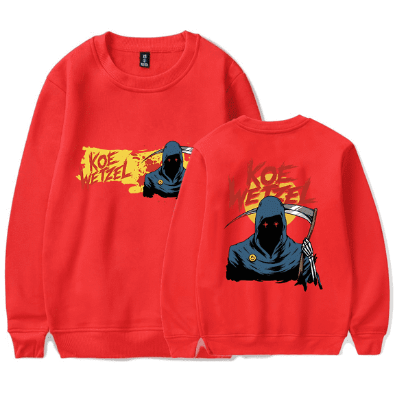 Koe Wetzel Merch Sweatshirt The Road to Hell Paso Tour Crewneck Men Women Long Sleeve Hoodie Streetwear Pullover Top
