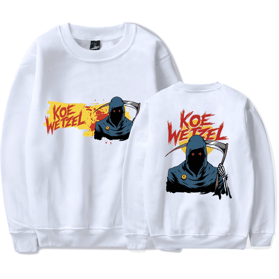 Koe Wetzel Merch Sweatshirt The Road to Hell Paso Tour Crewneck Men Women Long Sleeve Hoodie Streetwear Pullover Top