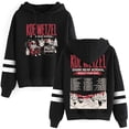 thumbnail image 1 of Koe Wetzel Tour Pullovers 9 Lives Merch Pocketless Parallel Bars Sleeve Streetwear Hooded Sweatshirt, 1 of 5