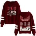 thumbnail image 1 of Koe Wetzel Tour Pullovers 9 Lives Merch Pocketless Parallel Bars Sleeve Streetwear Hooded Sweatshirt, 1 of 4