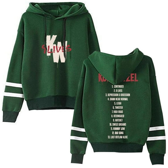 Koe Wetzel Tracklist Pullovers 9 Lives Album Tour Merch Women Men Fashion Long Sleeve Sweatshirts