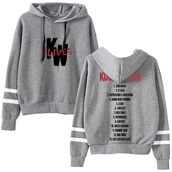 Koe Wetzel Tracklist Pullovers 9 Lives Album Tour Merch Women Men Fashion Long Sleeve Sweatshirts