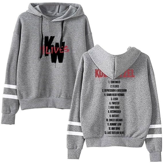 Koe Wetzel Tracklist Pullovers 9 Lives Album Tour Merch Women Men Fashion Long Sleeve Sweatshirts