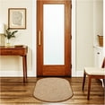 thumbnail image 1 of Koeckritz Rugs 32 oz Indoor Area Rug, Brown Solid, 3' x 5' Oval for Living Room, Bedroom, 1 of 6