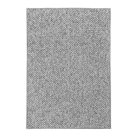 Koeckritz Dream Land Wool-Inspired Berber Indoor Bound Area Rug, Aluminum, 7' x 7'