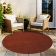 thumbnail image 1 of Koeckritz Rugs 10' Round Fire Red Luxe Indoor/Outdoor Area Rug Soft, Durable & Stylish, 1 of 7