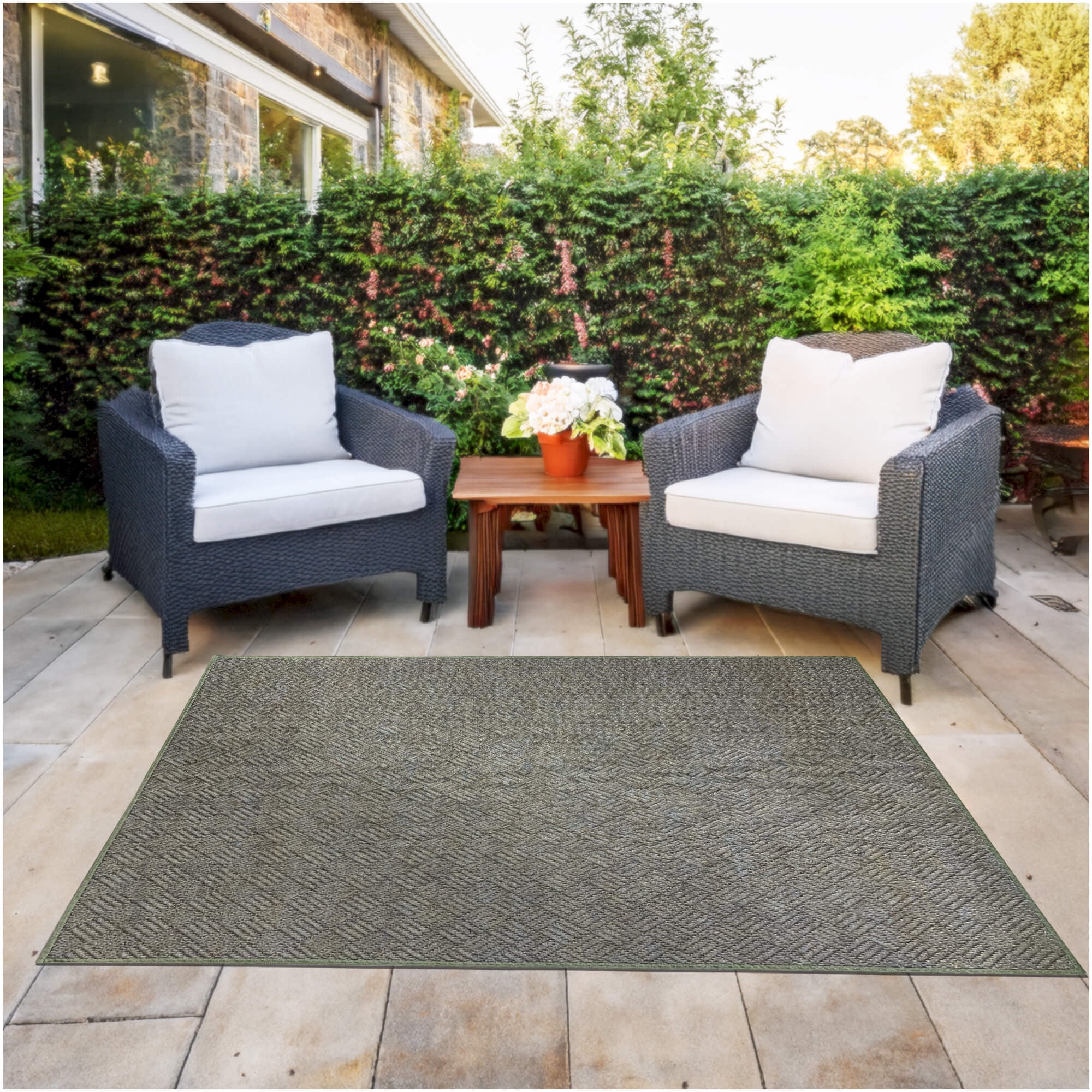 Koeckritz Rugs 12'x12' Sky Dragon Premium Soft Beige Indoor Outdoor Rug ...