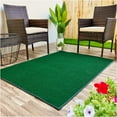 thumbnail image 1 of Koeckritz Rugs 2' x 10' Premium Ribbed Indoor/Outdoor Area Rug Quick Dry, Lightweight, Heather Green, 1 of 8