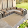 thumbnail image 1 of Koeckritz Rugs 2' x 12' Premium Ribbed Indoor/Outdoor Area Rug Quick Dry, Lightweight, Taupe, 1 of 8