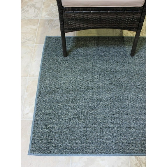 Koeckritz Rugs 2'x16' Garden Escape Granite Dust Indoor/Outdoor Area Rug with Premium Edges